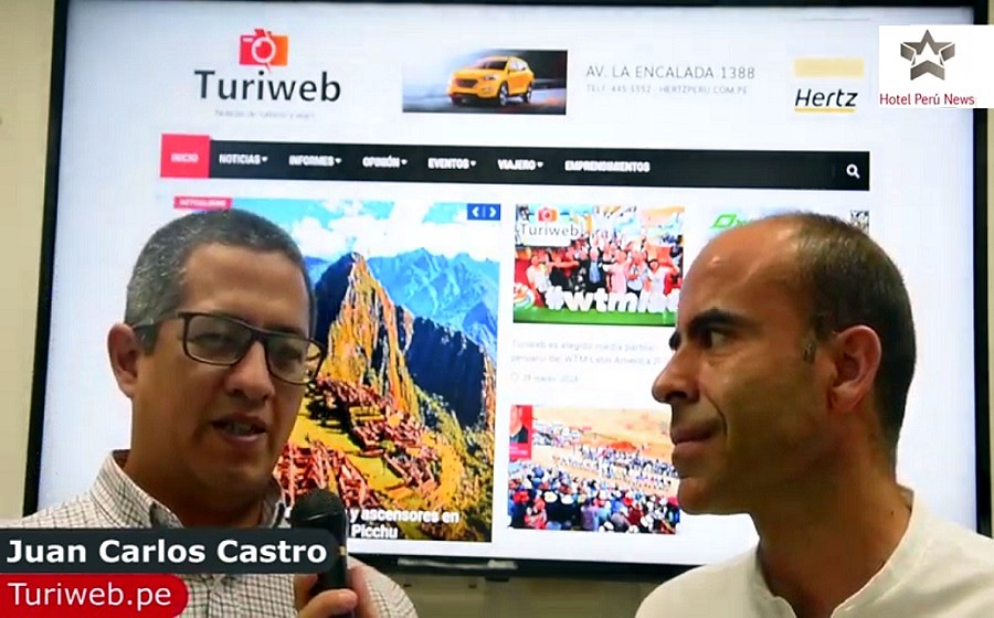 VIDEO: Hotel Perú News entrevista a Juan Carlos Castro por lanzamiento de Turiweb