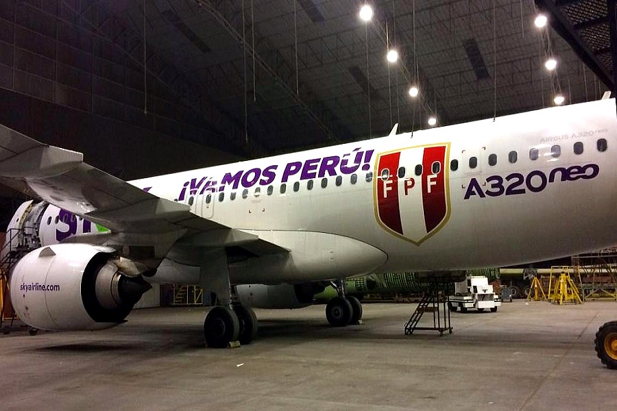 Copa América: Sky Airline transportará hoy a la selección peruana a Brasil