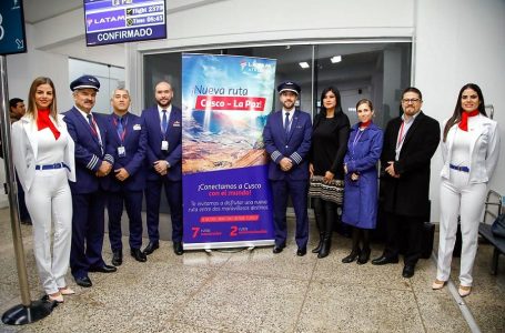 Latam Airlines inauguró nueva ruta internacional Cusco – La Paz