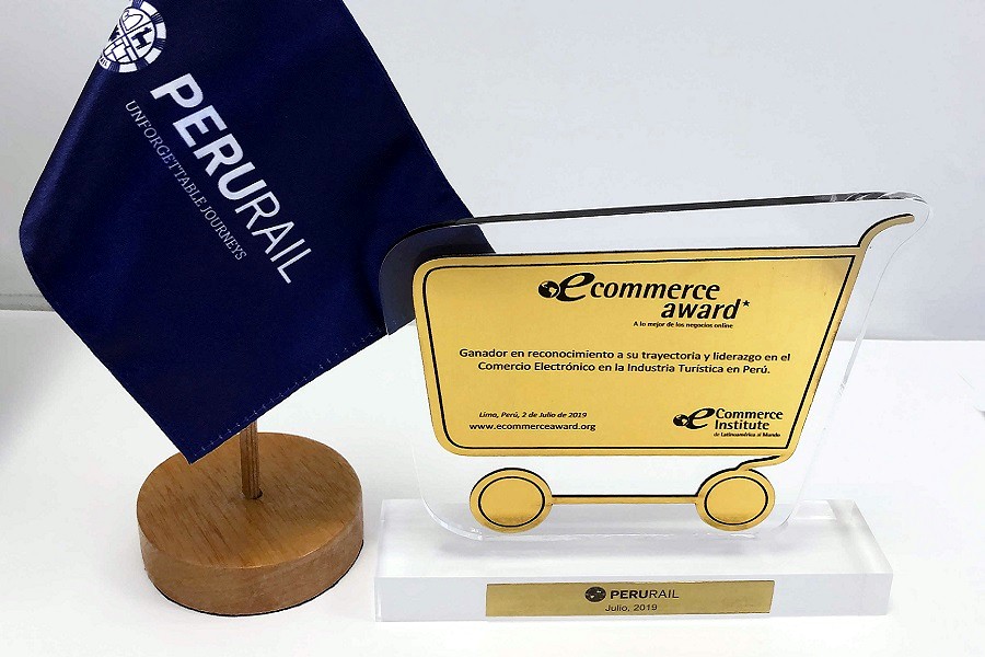 PeruRail fue elegido ganador de los eCommerce Awards Perú 2019