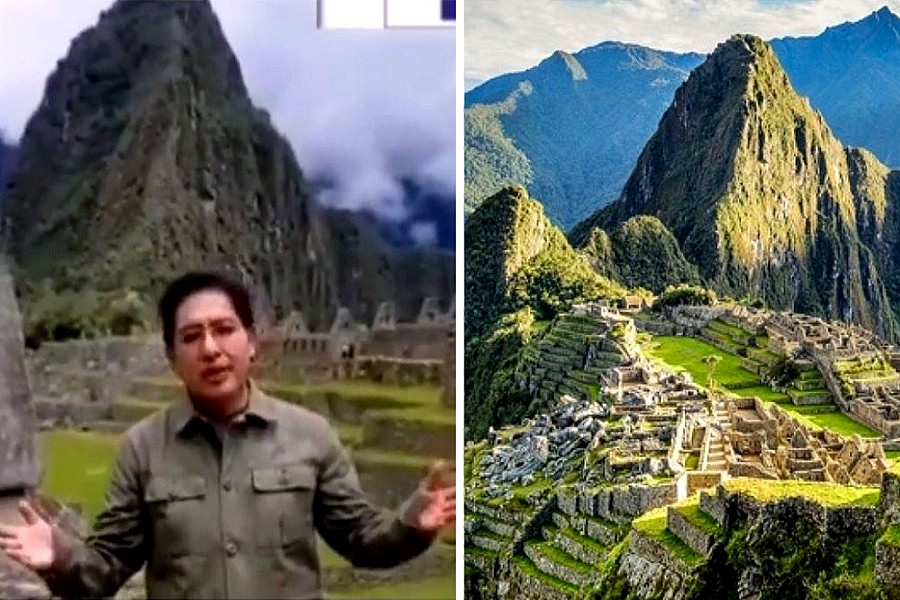 Denuncian a candidato al Congreso por filmar ilegalmente spot en Machu Picchu