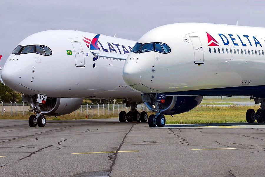 Delta y Latam Airlines amplían vuelos a su acuerdo de código compartido