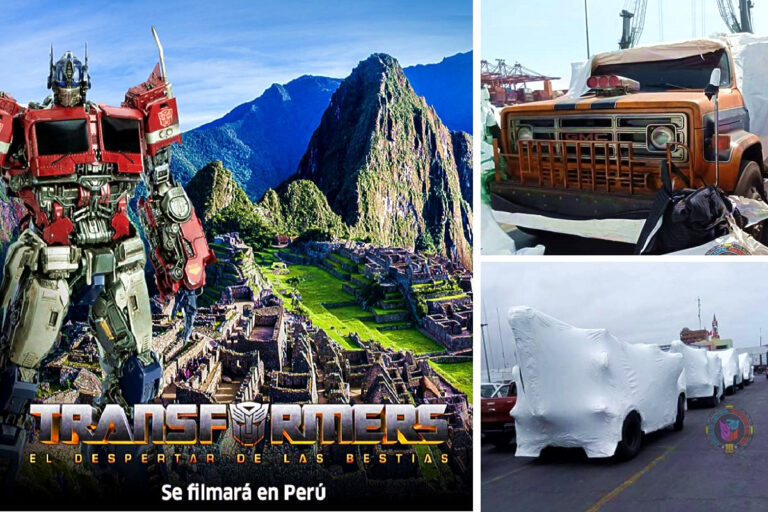 Transformers ya están en Perú llegan primeros vehículos para rodaje en