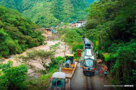 Tren a Machu Picchu seguirá suspendido hasta este jueves por rehabilitación de vía férrea