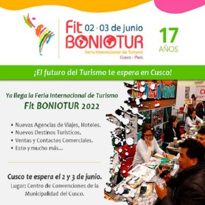 Conoce las empresas que participarán en la feria de turismo FIT Boniotur Cusco 2022