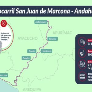 Ferrocarril que conectará Ica y Apurímac beneficiará a más de dos millones de personas