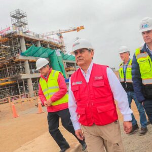 Verifican avance del nuevo terminal de pasajeros del aeropuerto Jorge Chávez