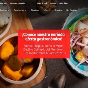 Peru.travel elegido como el “Mejor Sitio Web de Autoridad de Turismo de Latinoamérica”