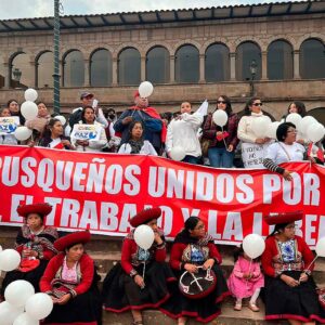 Sector turismo realizará “Marcha por la Paz” mañana miércoles en Cusco y Lima