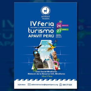 Feria Nacional e Internacional de Turismo de APAVIT reunirá a más de 100 expositores y mil visitantes