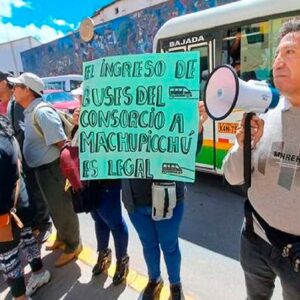 Consorcio Machu Picchu Pueblo exige el ingreso de sus buses a la vía Hiram Bingham