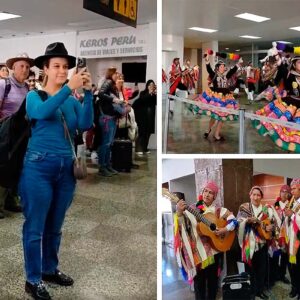 Con música y danzas folclóricas son recibidos los turistas que arriban al Cusco