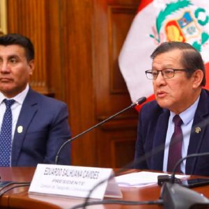 Congresista Eduardo Salhuana es elegido presidente de la Comisión de Transportes