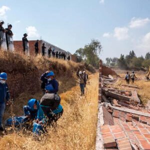 Ministerio de Cultura demolió construcción ilegal que afectaba andenes de Larapa en Cusco