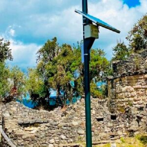 Kuélap recibe nueva estación meteorológica para su conservación