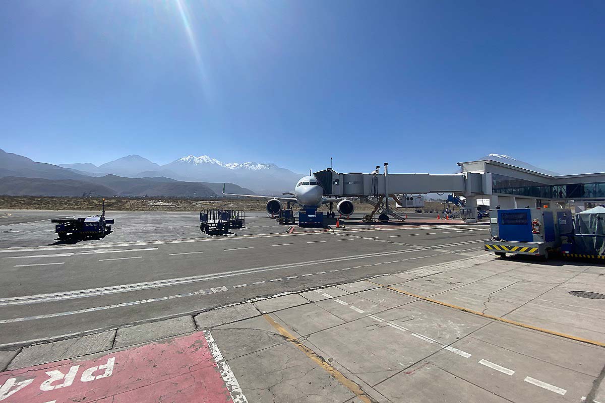 Sesenta mil personas se movilizarán a través del aeropuerto de Arequipa por Perumin