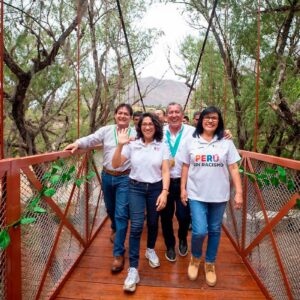 Inauguran puente peatonal de acceso a zona arqueológica de Kotosh en Huánuco