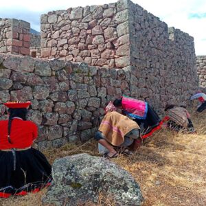 Cusco: realizan jornada de limpieza en zona monumental del Parque Arqueológico de Pisaq