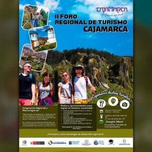 Organizan II Foro Regional de Turismo en Cajamarca este viernes 17 de noviembre