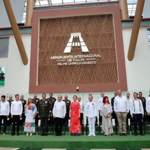 Inauguran el nuevo aeropuerto internacional de Tulum, en México