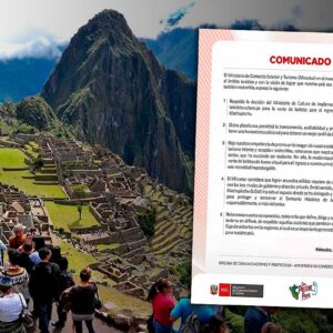Mincetur: plataforma Joinnus permitirá la “transparencia y auditabilidad” en venta de entradas a Machu Picchu