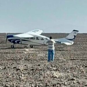 Ningún herido en aterrizaje de emergencia de avioneta en pampas de Nasca