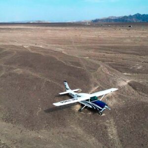 Área intangible de Líneas de Nasca presenta afectación tras aterrizaje forzoso de avioneta