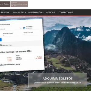 Entradas a Machu Picchu para los días del 6 al 12 de enero están casi agotadas