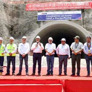 Túnel de acceso a Machu Picchu tiene avance del 64%