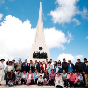 Entregan obras de mejoramiento del Obelisco en Pampa de la Quinua en Ayacucho