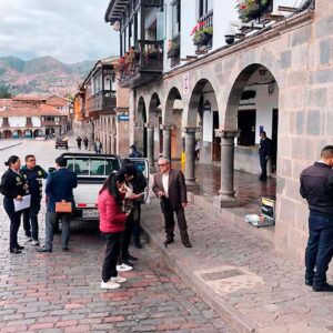 Nuevo atentando contra el patrimonio cultural de Cusco: realizan pinta en muro del Centro Histórico
