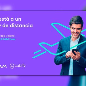 Usuarios de Cabify acumularán millas Latam Pass por sus viajes al aeropuerto