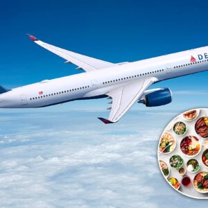 Delta Air Lines entre las aerolíneas con la mejor comida a bordo