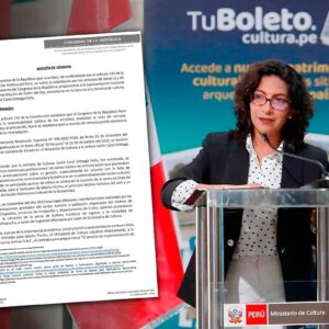 Pleno del Congreso votará este jueves moción de censura contra ministra de Cultura por caso Joinnus