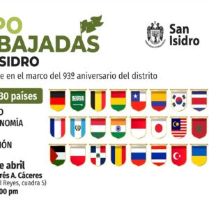 San Isidro: más de 30 países difundirán su cultura y turismo en evento “Expo Embajadas”