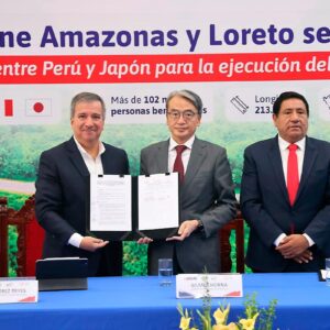 Perú y Japón suscriben acuerdos para hacer realidad carretera que une Amazonas y Loreto
