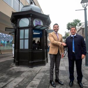 Instalan casetas de atención al turista en Centro Histórico de Lima