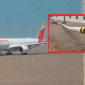 Iberia: incidente de avión en Pisco no provocó daños a pasajeros ni al personal del aeropuerto
