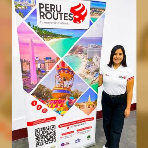 Luz Morales como Ejecutiva Comercial de Peru Routes para el norte del Perú