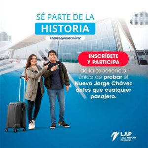 Nuevo aeropuerto Jorge Chávez abre convocatoria para ser “pasajero de prueba”