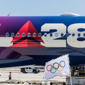 Delta presenta su avión con diseño de los Juegos Olímpicos de Estados Unidos