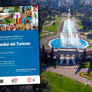 Día Mundial del Turismo se celebrará mañana en Circuito Mágico del Agua en Lima