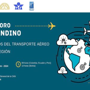 II Foro Andino “Desafíos del Transporte Aéreo en la Región” se realizará el 19 de septiembre en Lima