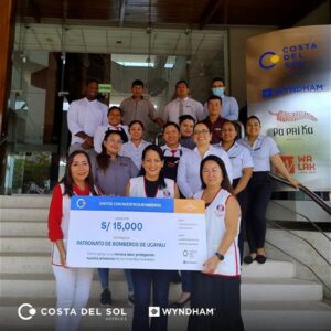 Costa del Sol dona S/ 15,000 al Patronato de Apoyo a los Bomberos de Ucayali