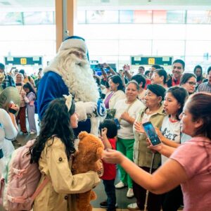 Realizan última celebración de Navidad en actual Aeropuerto Jorge Chávez