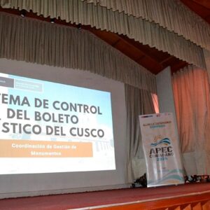 Presentan nuevo sistema de control del Boleto Turístico de Cusco (BTC)