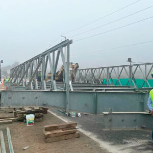 Inician instalación de puente modular que permitirá recuperar la transitabilidad en Chancay