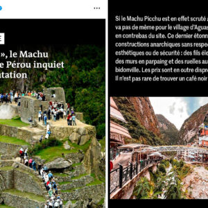 Machu Picchu: diario francés Le Monde alerta sobre impacto del turismo masivo y caos en Aguas Calientes