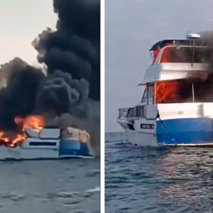 Piura: yate turístico se incendió cuando se dirigía al avistamiento de ballenas