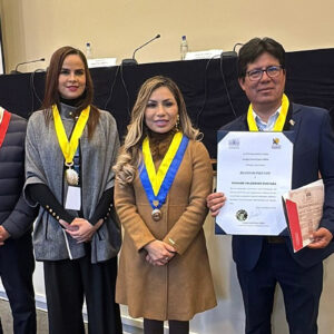 Richard Velásquez recibe reconocimiento del Parlamento Andino como Embajador del Turismo del Perú